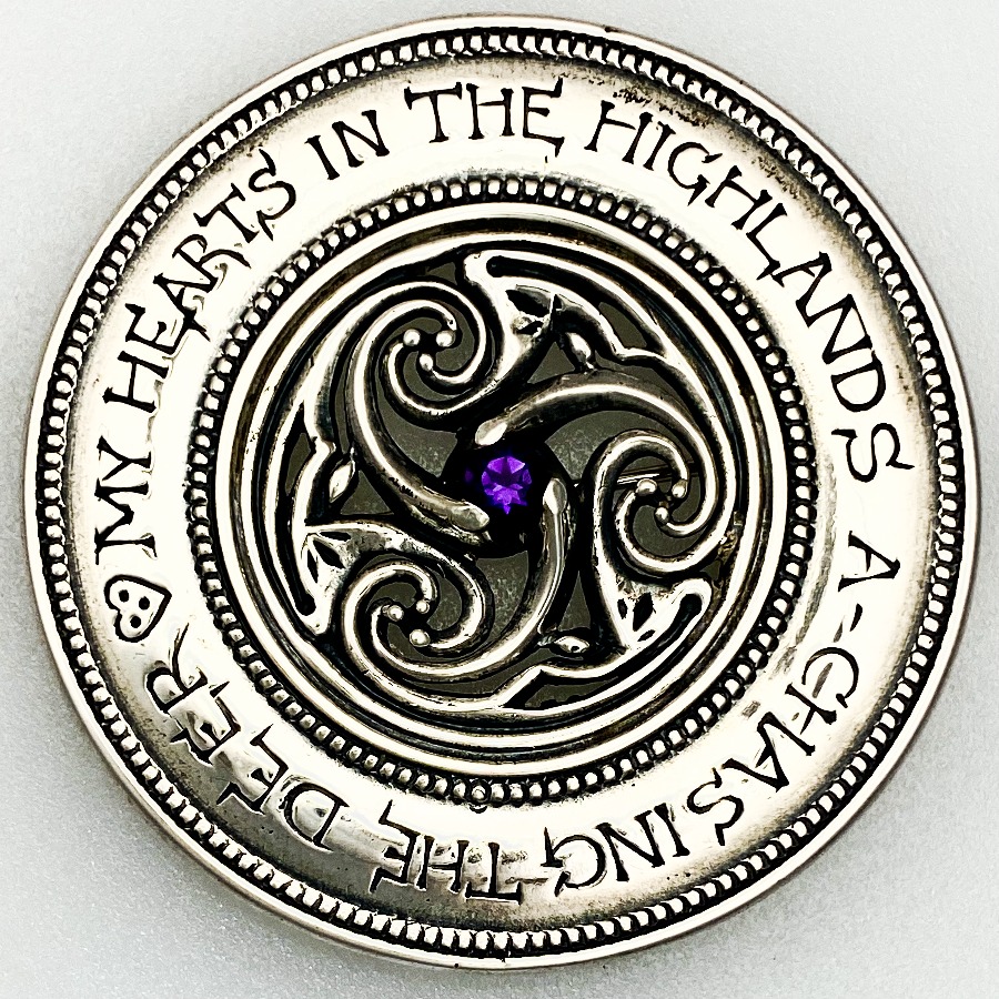 Robert Burns Triskele Brooch