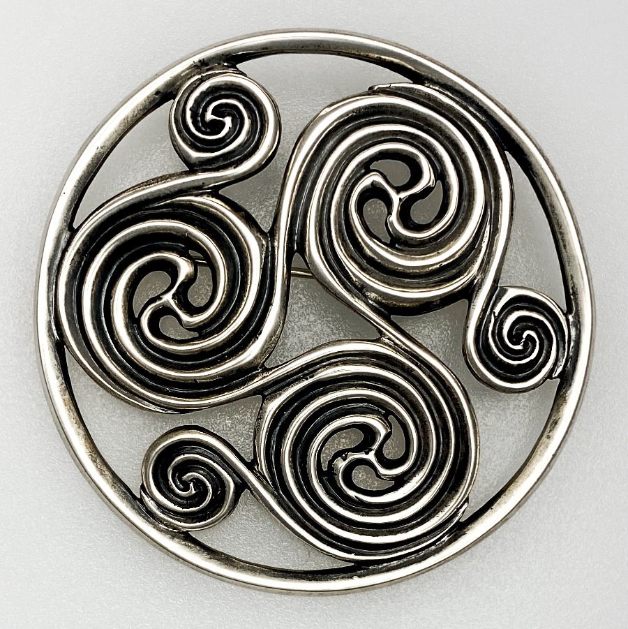 Large Pictish Triskele Brooch